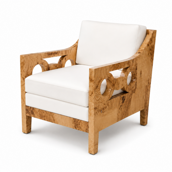 Burl armchair